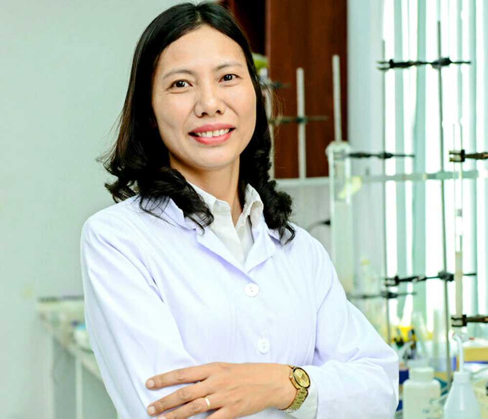 Tiến sĩ Trần Thị Hồng Hạnh (Viện Hàn lâm Khoa học và Công nghệ Việt Nam) một trong ba nhà khoa học nữ của Việt Nam được vào Danh sách 100 nhà khoa học tiêu biểu châu Á năm 2020 - ảnh: T.L.