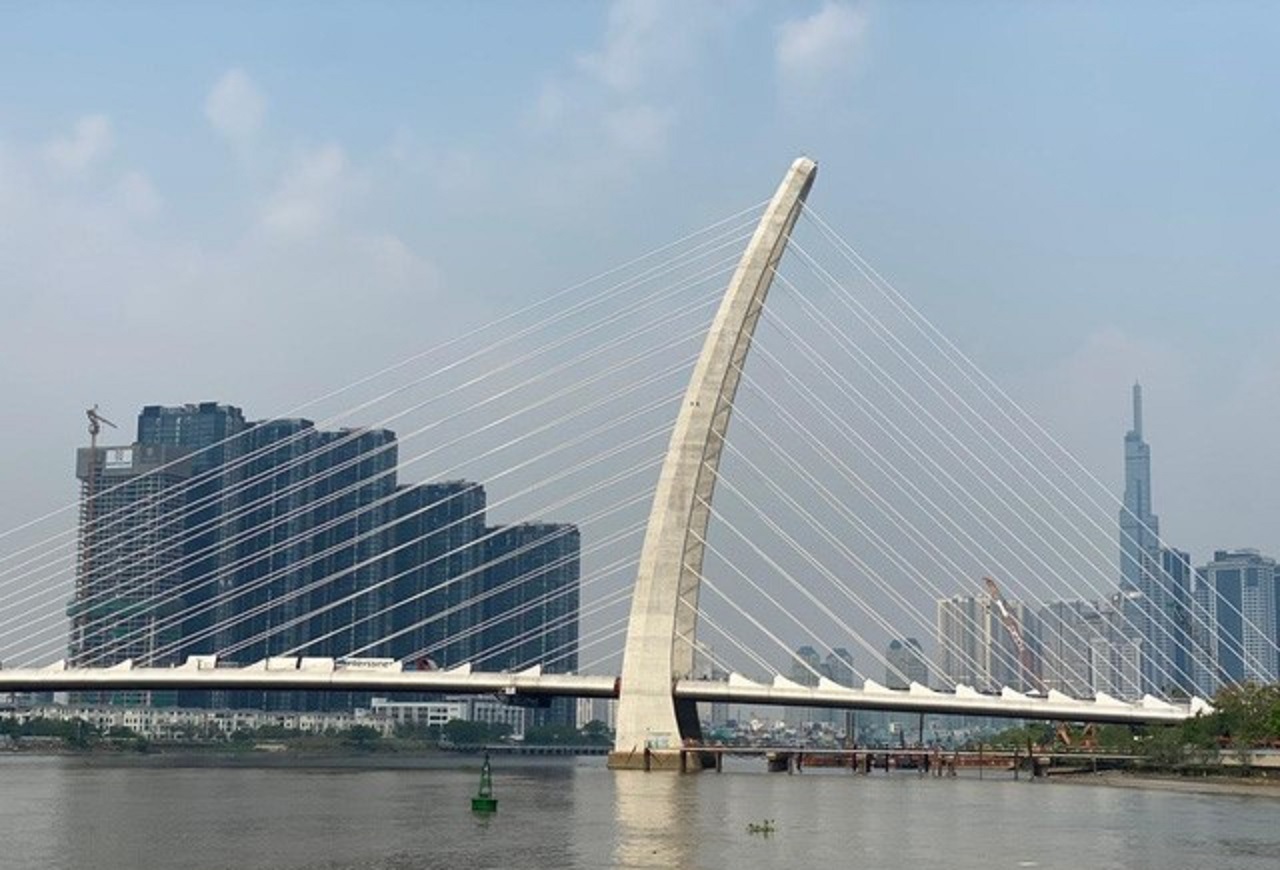 Cầu Thủ Thiêm 2 dự kiến sẽ đặt tên chính thức là cầu Ba Son. Ảnh: internet