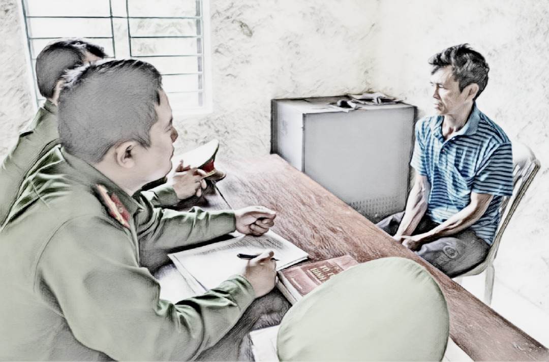 Nguyễn Đăng Viện bị công an bắt giữ sau gần 2 năm lần trốn - Ảnh: Công an cung cấp