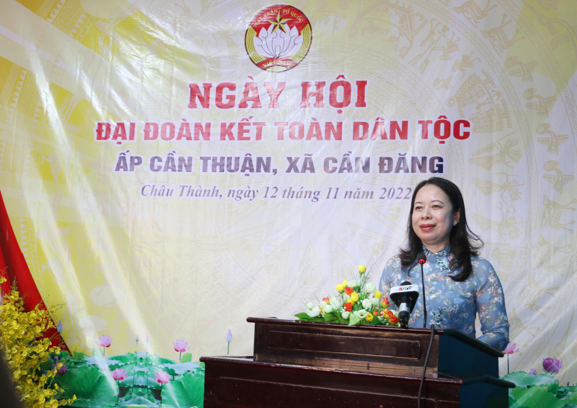 Phó Chủ tịch nước Võ Thị Ánh Xuân phát biểu 