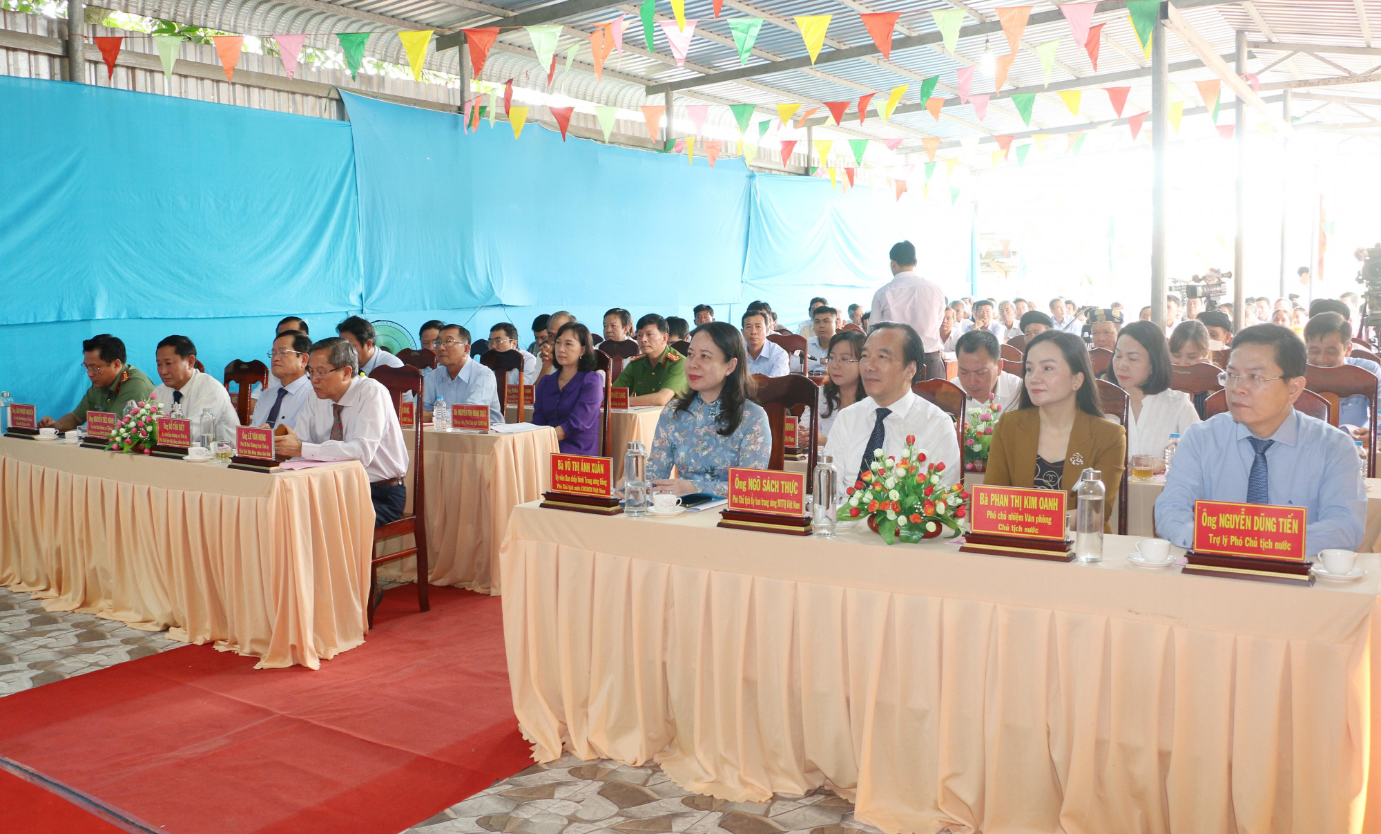 Ngày hội Đại đoàn kết toàn dân tộc tại ấp Cần Thuận, xã Cần Đăng, huyện Châu Thành, tỉnh An Giang.