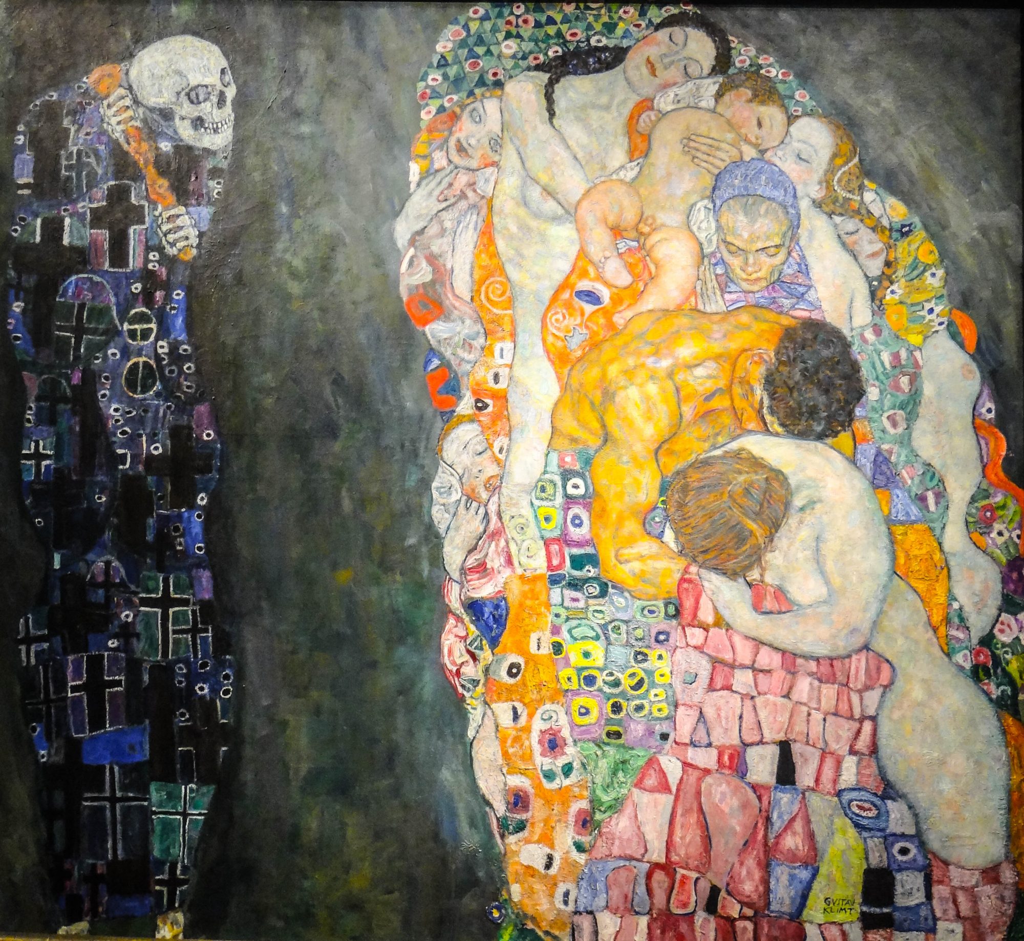 Bức tranh kinh điển “Death and Life” của danh họa người Áo Gustav Klimt