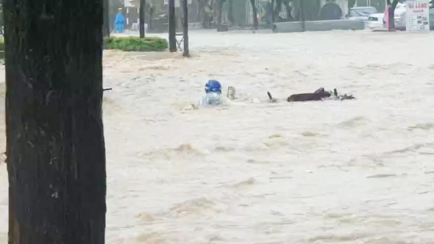 Từ đêm 19 đến ngày 20/11, khu vực tỉnh Bình Định có mưa lớn, lượng mưa bình quân từ trên 50mm. Do đó  khu vực 2, 3, 4, 5 của phường phường Ghềnh Ráng ngập sâu; làm gần 1.000 nhà dân bị nước tràn vào.
