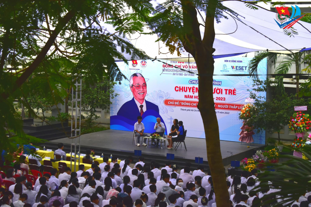 Chương trình kỷ niệm ngày sinh bác Sáu Dân tại Trường THPT Võ Văn Kiệt (quận 8)