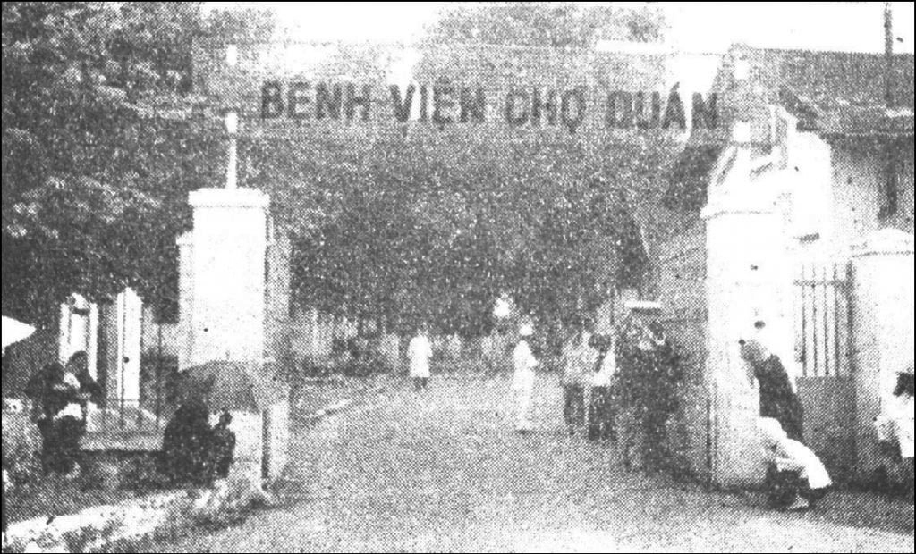 Cách đây 160 năm, nhà thương đầu tiên được thành lập trên đất Sài Gòn – Chợ Lớn, bên nhánh dòng sông Bến Nghé (nay là kênh Tàu Hũ) với tên gọi nhà thương Chợ Quán. Ngày 13/2/1961 nhà thương Chợ Quán mở cửa, được xem như bệnh viện dã chiến nhằm chuẩn bị phục vụ trận đánh đồn Kỳ Hòa diễn ra ngày 24/2/1861. Với nhiệm vụ tiếp nhận thương binh từ các trận đánh tại Sài Gòn -  Gia Định và Nam bộ.
