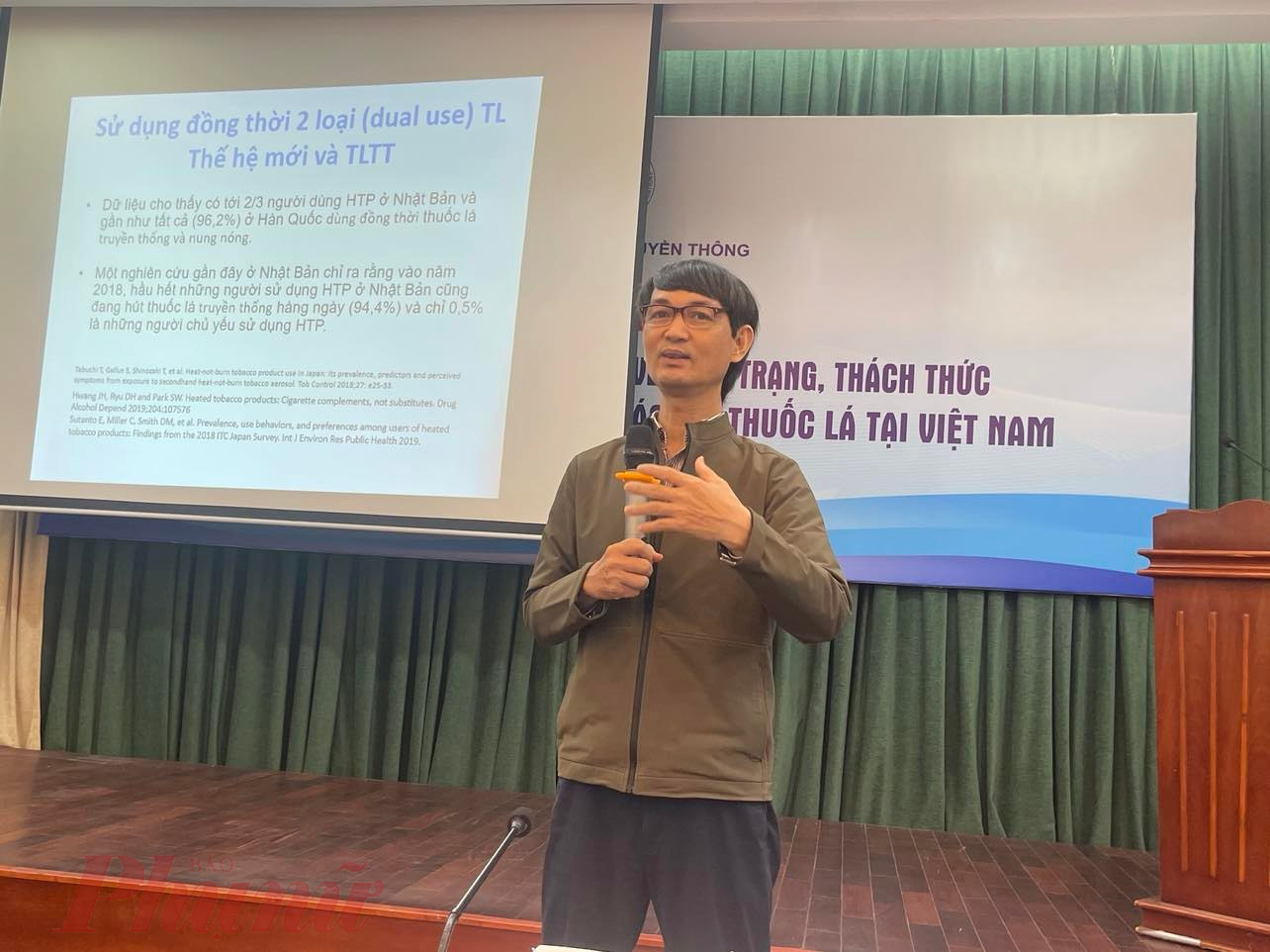 hạc sĩ, Bác sĩ Nguyễn Tuấn Lâm – Tổ chức Y tế Thế giới tại Việt Nam cảnh báo về tác hại của thuốc lá - Ảnh: Nguyễn Cẩm