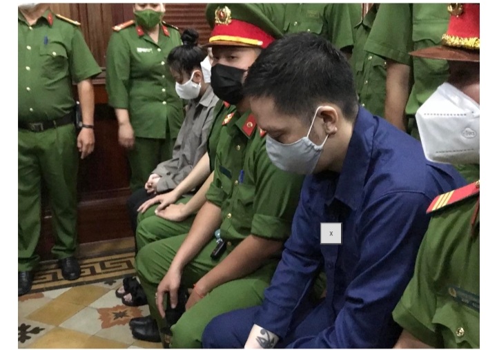 Bị cáo Nguyễn Kim Trung Thái trong phiên tòa 