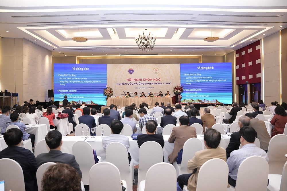 Toàn cảnh Hội nghị khoa học thường niên toàn quốc 2022 của Tổng hội Y họcViệt Nam với chủ đề “Nghiên cứu và ứng dụng trong y học” - Ảnh: Gene Solutions