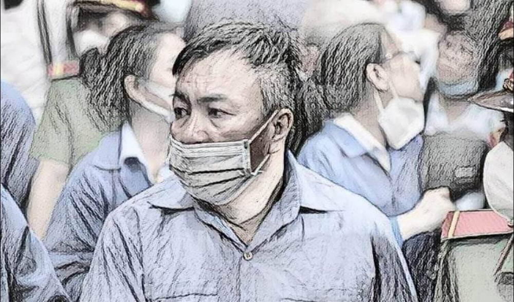 Bị cáo Nguyễn Minh Khải (cựu Giám đốc Bệnh viện Mắt TPHCM) tại tòa - Ảnh: Đ.V.