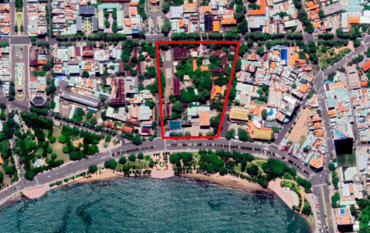 Khu đất cụm 5 có vị trí đắc địa trong trung tâm thành phố du lịch biển Vũng Tàu.