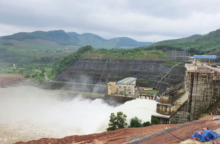 Thủy điện Hương Điền xả lũ về hạ du sông Bồ
