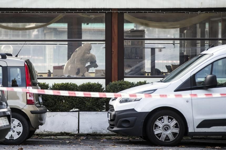 Hiện trường vụ xả súng khiến 3 phụ nữ bị sát hại tại Ý.