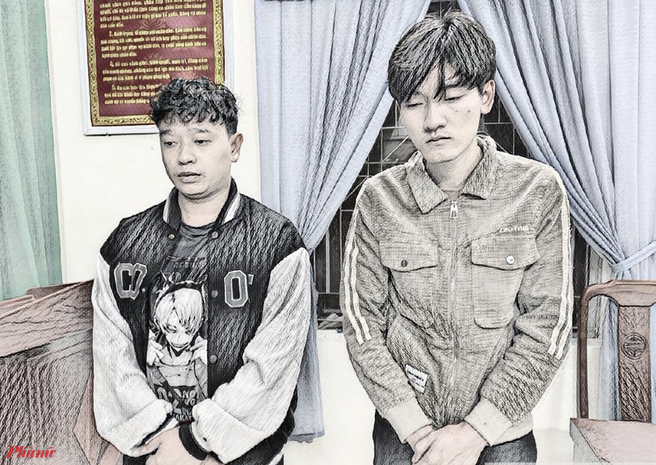 Hai đối tượng bắt tạm giam đối với Ngô Văn N, 22 tuổi, trú tại huyện Đông Anh Hà Nội và Trần Nhật Tr. 