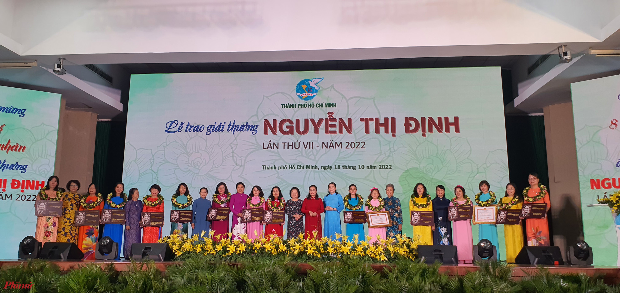 Lễ trao giải thưởng Nguyễn Thị Định lần thứ VII - năm 2022 do Hội LHPN TPHCM tổ chức