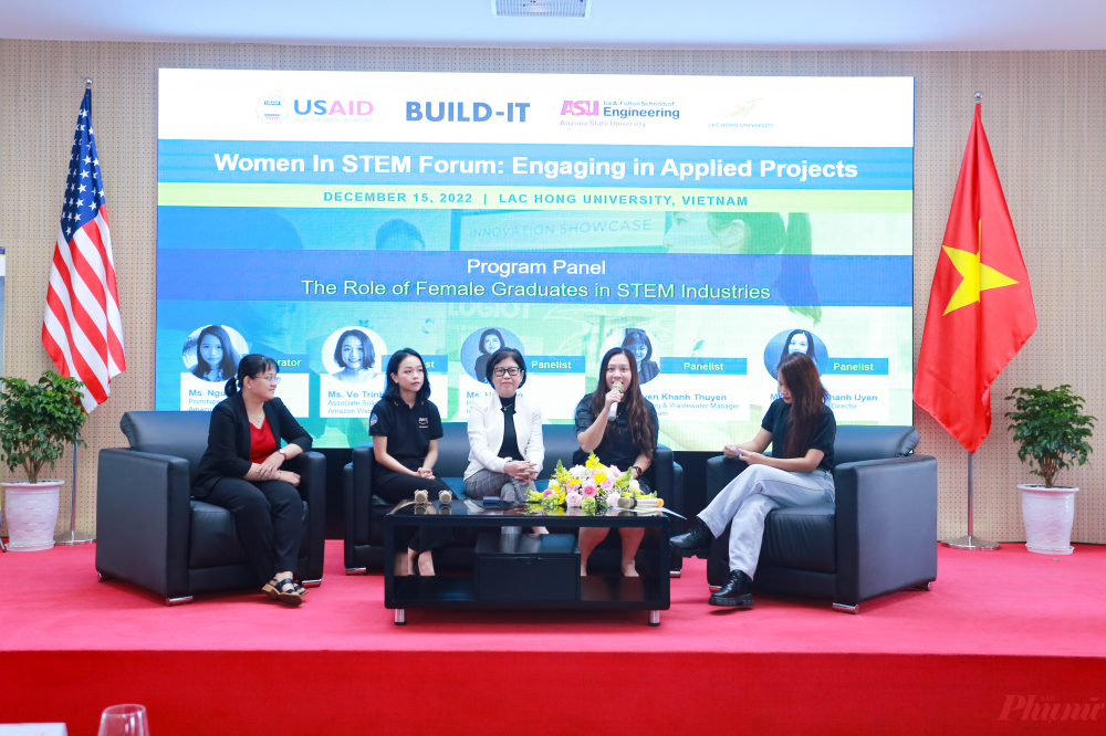 Những lãnh đạo nữ thành công trong lĩnh vực STEM chia sẻ tại diễn đàn