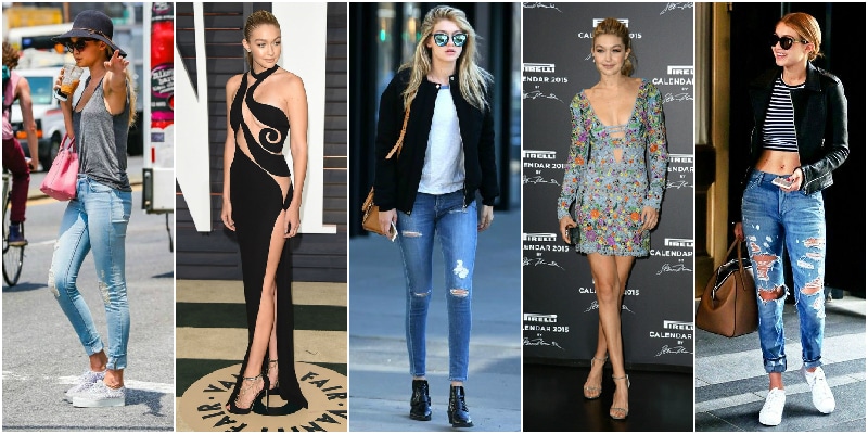 Gigi Hadid Gigi Hadid đã nổi lên trong ngành công nghiệp thời trang một thời gian và được coi là hình mẫu nổi tiếng của 'It' thời điểm hiện tại. Khi siêu mẫu này không sải bước trên đường băng trông cực kỳ quyến rũ, cô ấy đang thể hiện sự quyến rũ giản dị của người California. Phong cách của Gigi thoải mái nhưng hợp thời trang và trò chơi người mẫu ngoài nhiệm vụ của cô ấy quá mạnh mẽ. Cô ấy là Nữ hoàng của denim, áo khoác da dành cho người đi xe đạp và bốt đến mắt cá chân, và được biết là mặc tất cả cùng một lúc. Phong cách của cô ấy có thể được mô tả tốt nhất là chiết trung, lịch sự và mát mẻ dễ dàng, nhưng cô ấy cũng biết cách làm nổi bật nó khi cần thiết, làm rung chuyển nhiều diện mạo táo bạo trên thảm đỏ.