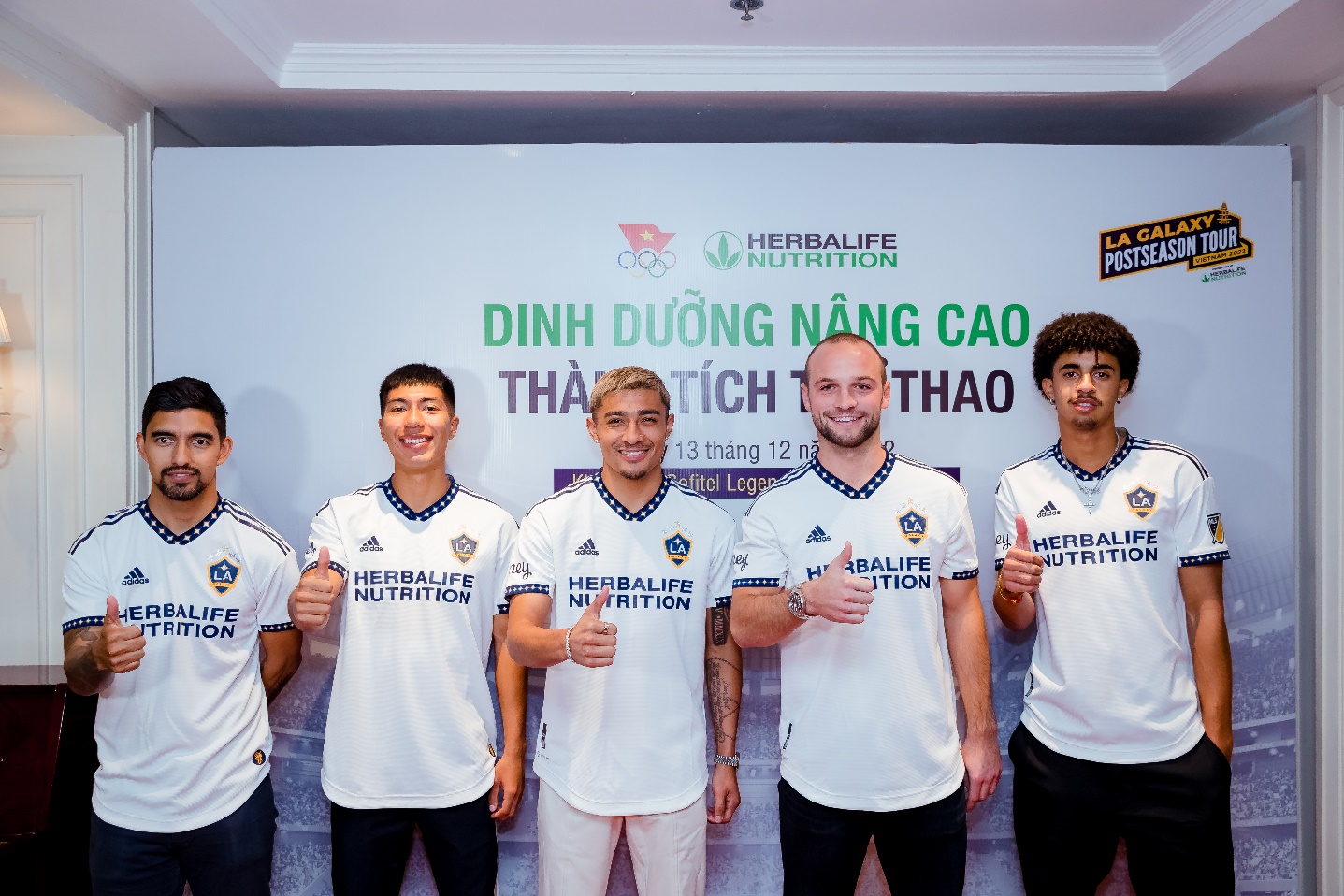 Herbalife Nutrition hợp tác cùng LA Galaxy từ 2005 và cung cấp cho đội bóng chế độ dinh dưỡng, thể lực hàng đầu - Ảnh: Herbalife Nutrition