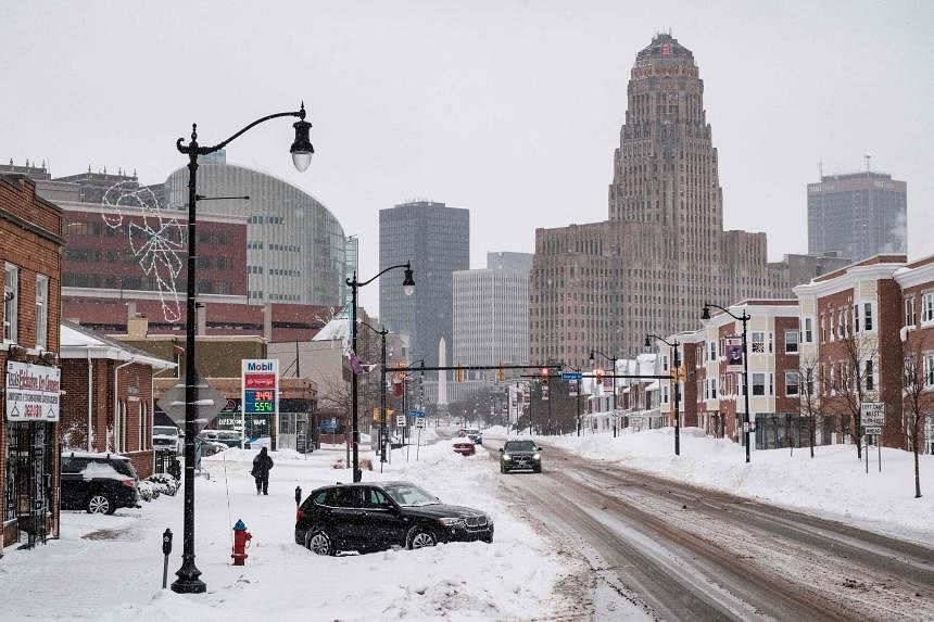 Tuyết tiếp tục rơi ở Niagara, Buffalo, New York, ngày 27/12