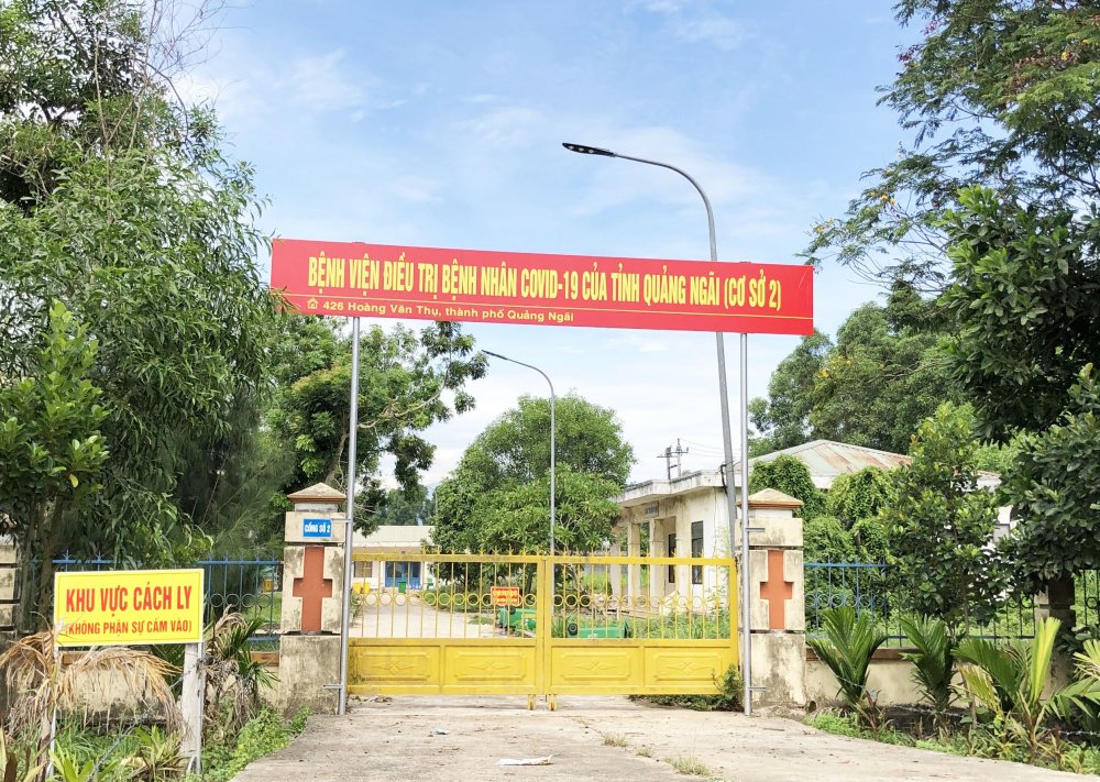 Bệnh viện Lao và Bệnh phổi tỉnh Quảng Ngãi - nơi từng là Bệnh viện điều trị bệnh nhân COVID -19 tỉnh Quảng Ngãi 