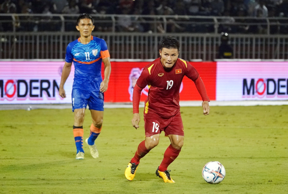 Trong trận đấu tối 30/12 gặp Singapore, có thể HLV Park Hang-seo sẽ sử dụng Quang Hải và Hồng Duy ngay từ đầu trận để thay cho Văn Đức và Văn Hậu 