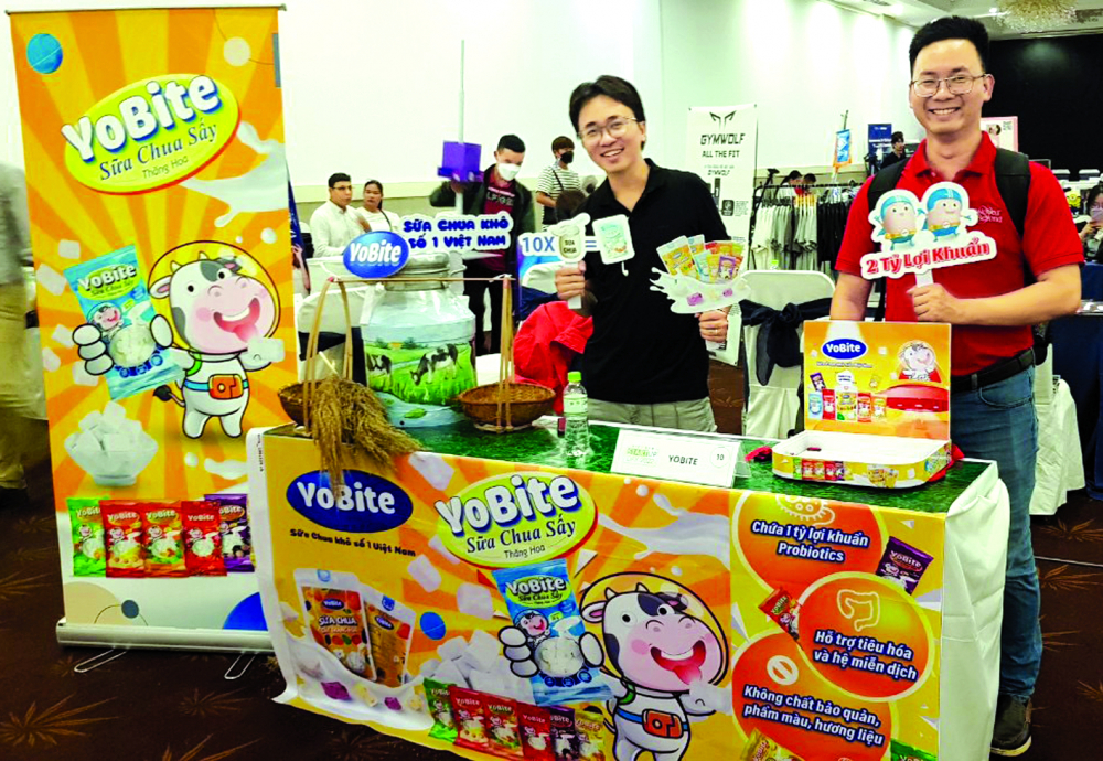 Nguyễn Trường Thịnh tự tin sản phẩm sữa chua đông khô mà anh và cộng sự làm được sẽ cạnh tranh với các sản phẩm cùng chủng loại nhập khẩu