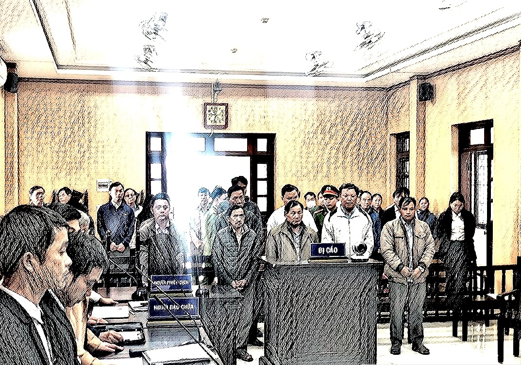 Bị cáo Đinh Kà Để - nguyên bí thư huyện ủy Sơn Tây bị tòa tuyên phạt 3 năm tù giam - ảnh L.P