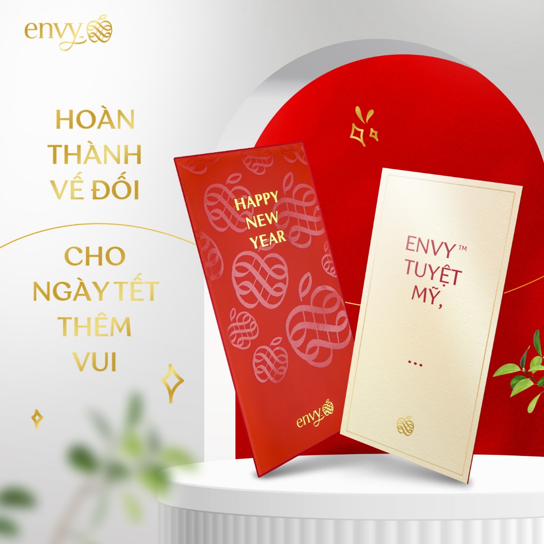 Thử thách “Câu đối ngày tết” trên fanpage của Envy Apples Vietnam