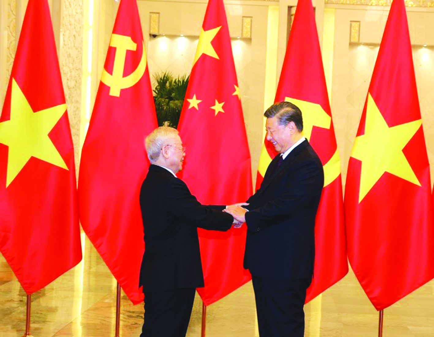 Tổng bí thư Nguyễn Phú Trọng thăm chính thức Trung Quốc hồi cuối tháng 10, đầu tháng 11/2022 - ẢNH: TTXVN