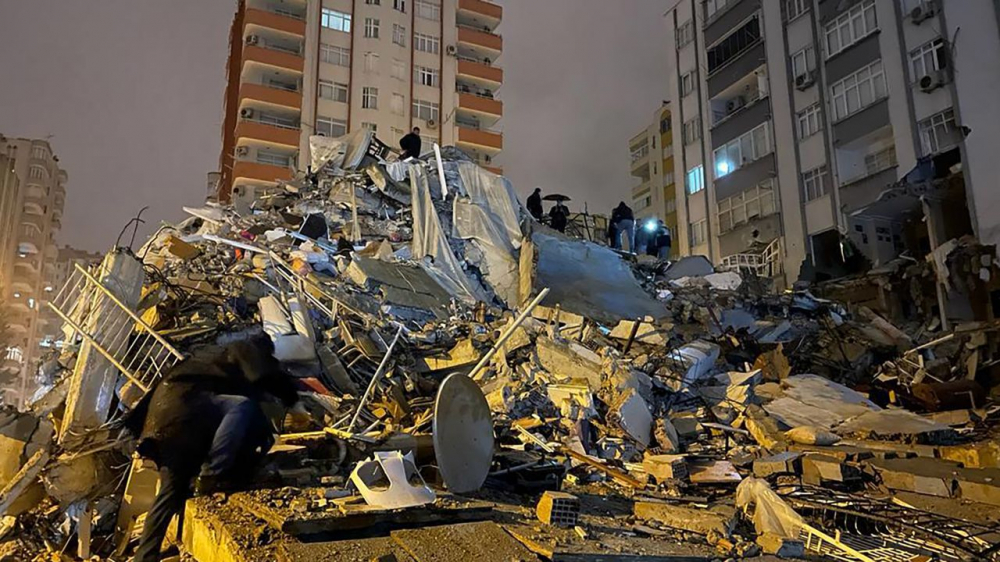 Nhiều tòa nhà bị phá hủy sau trận động đất mạnh ở miền nam Thổ Nhĩ Kỳ ngày 6/2