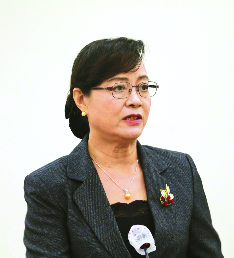Bà Nguyễn Thị Quyết Tâm - nguyên Phó bí thư Thành ủy, nguyên Chủ tịch HĐND TPHCM 