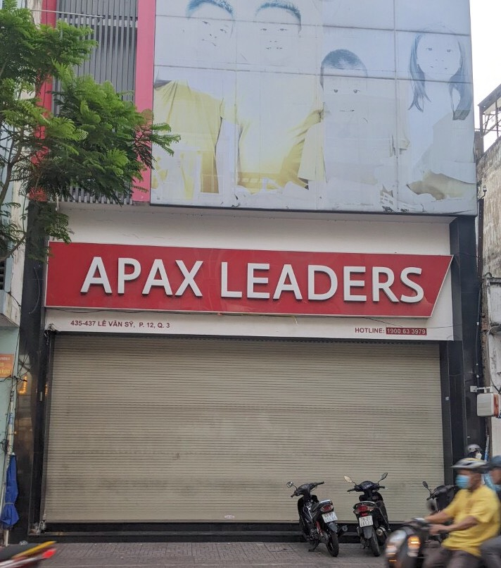 Các trung tâm Anh ngữ Apax Leaders tại TPHCM đã đóng cửa gần như toàn bộ