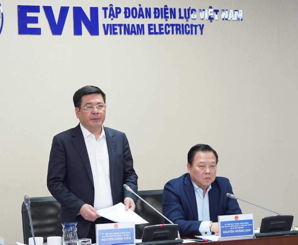 Bộ Công thương làm việc với Tập đoàn điện lực Việt Nam EVN