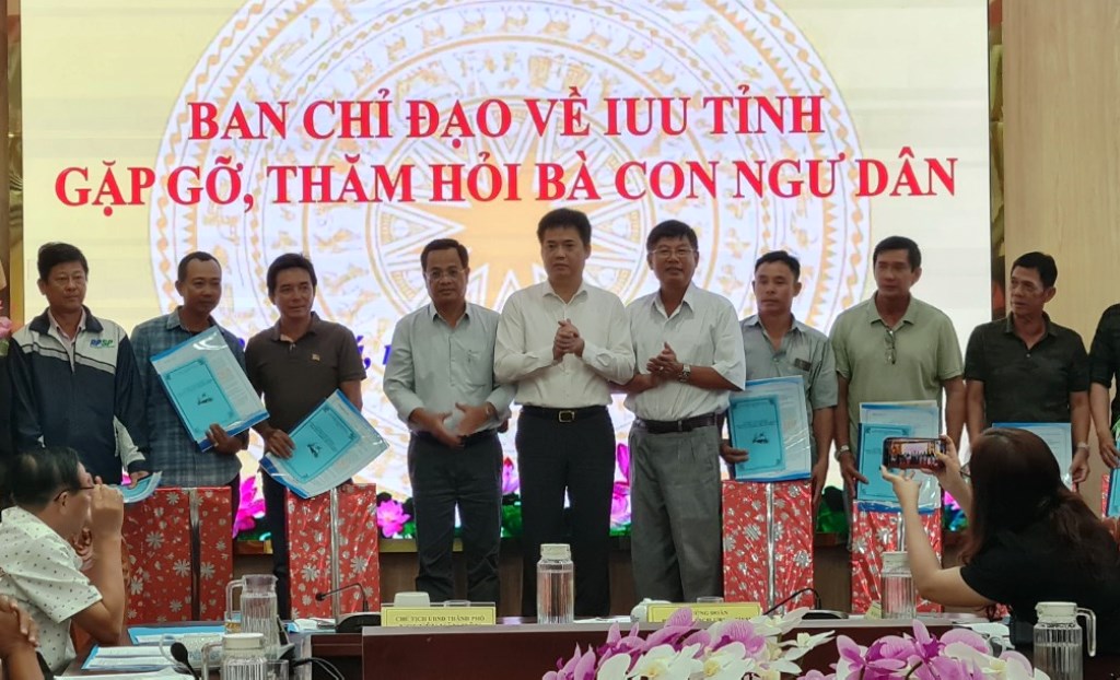 UBND tỉnh Kiên Giang gặp gỡ các chủ tàu đánh cá 