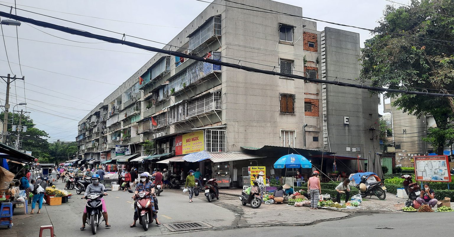 Cư xá Thanh Đa, phường 27, quận Bình Thạnh thuôc diện chung cư cũ nguy hiểm xây dựng trước năm 1975 đã xuống cấp, 