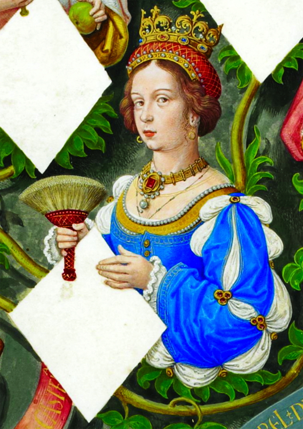 Một bức họa về Nữ vương Joan