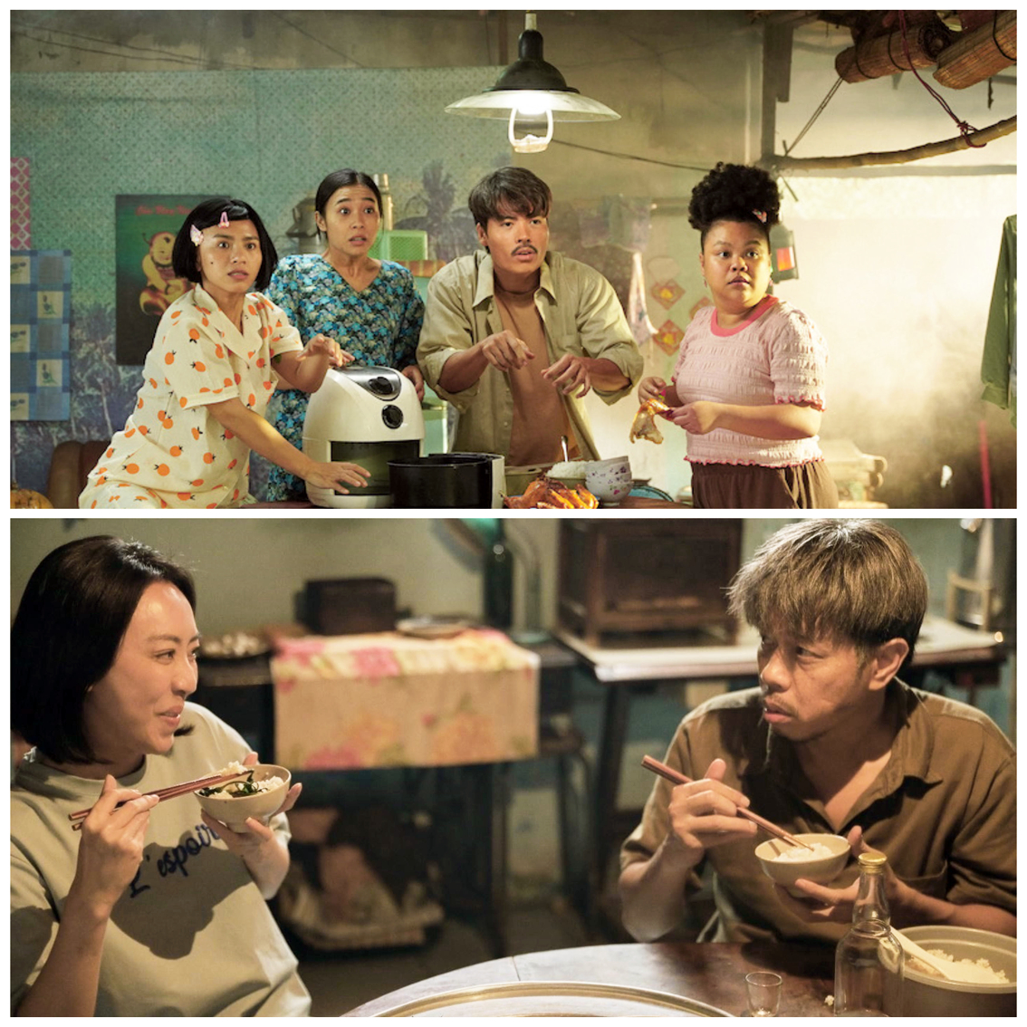 Sắp tới màn ảnh rộng đón nhận 2 phim phát triển từ web drama là Biệt đội rất ổn (trên) và Chuyện xóm tui: Con Nhót mót chồng (dưới)
