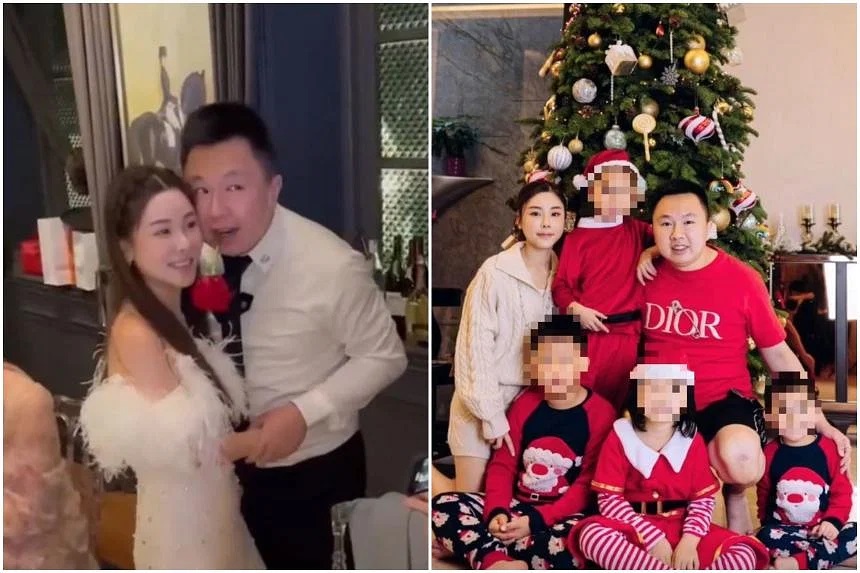 Cô Choi cùng người chồng hiện tại và 4 người con, bao gồm 2 con riêng của cô với chồng cũ