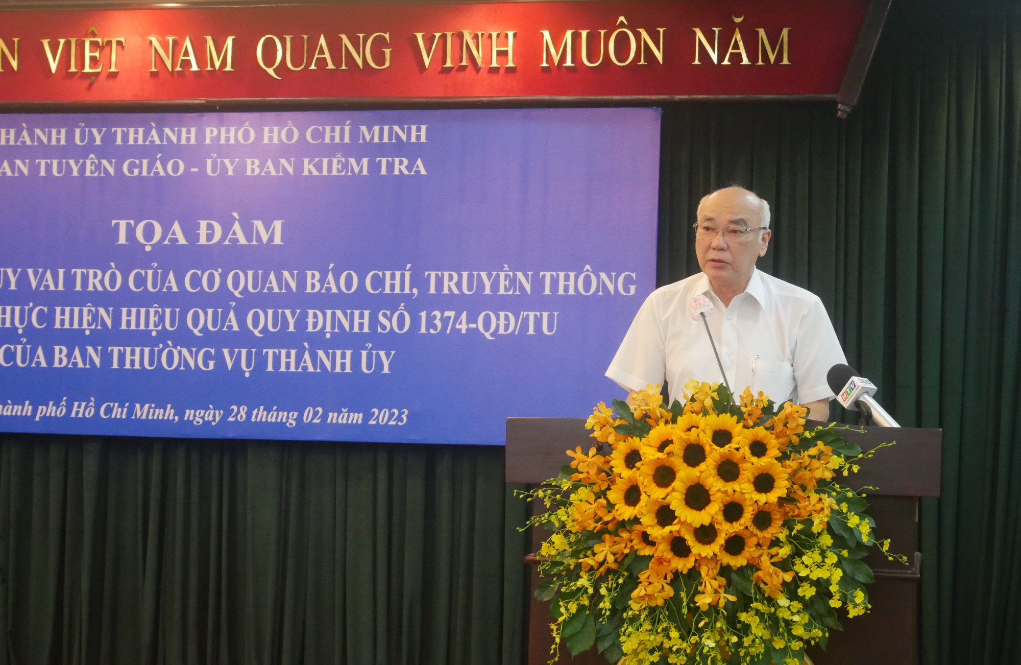 Trưởng ban Tuyên giáo Thành ủy TPHCM Phan Nguyễn Như Khuê đánh giá cao vai trò báo chí trong 