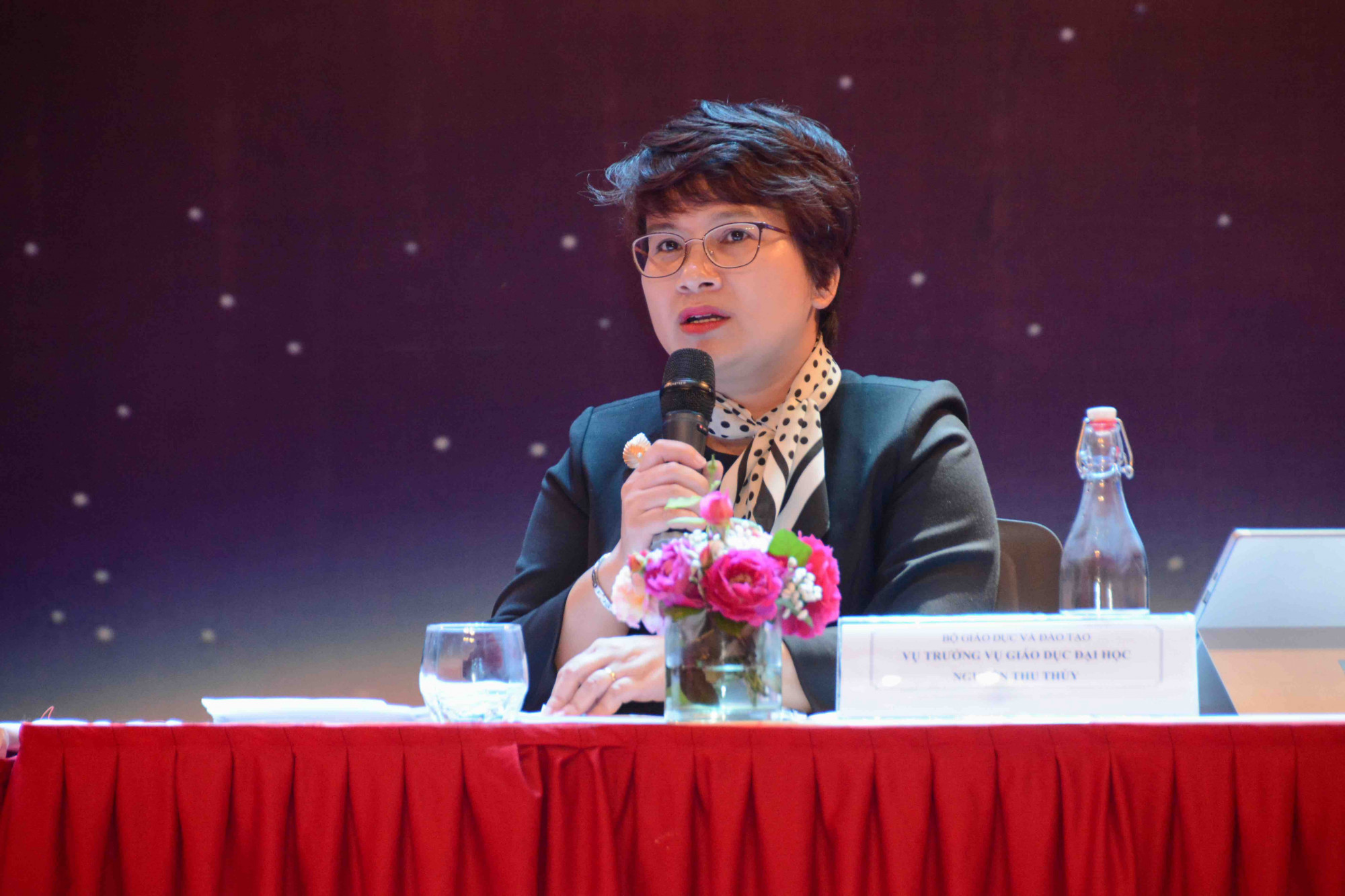 PGS.TS Nguyễn Thu Thủy - Vụ trưởng Vụ Giáo dục Đại học - cho biết, quy chế tuyển sinh được giữ cơ bản ổn định như năm 2022