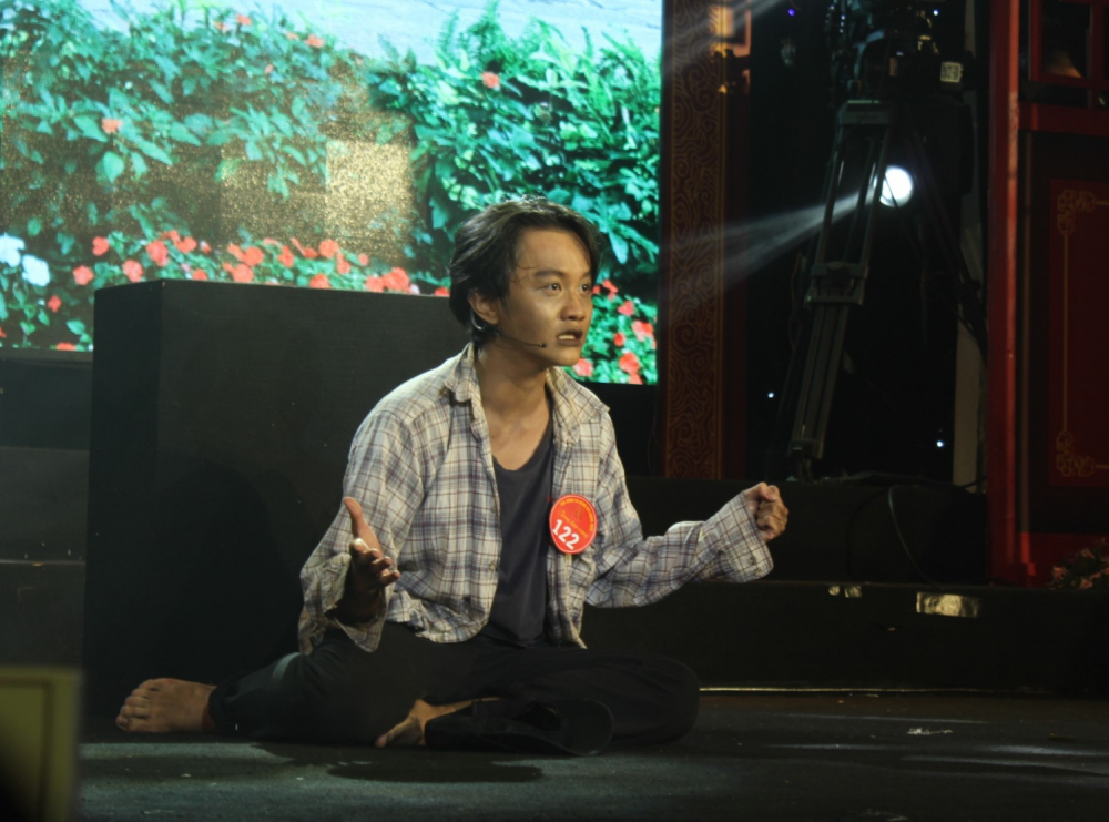 Nguyễn Trương Thế Thanh đã chăm chút rất kỹ cho phần dự thi của mình từ hóa trang đến nỗ lực diễn xuất. 