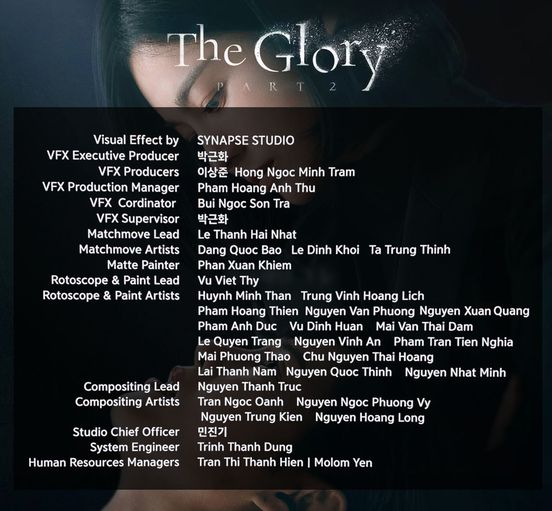 Ê-kíp người Việt cũng góp phần tạo nên thành công cho The Glory 2.