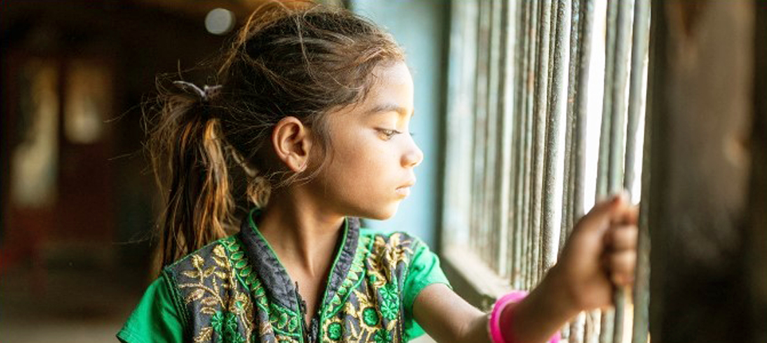 Một bé gái ở Gujarat, Ấn Độ, nơi đang được UNICEF cung cấp chương trình hỗ trợ cho trẻ em dễ bị tổn thương - ẢNH: UNICEF