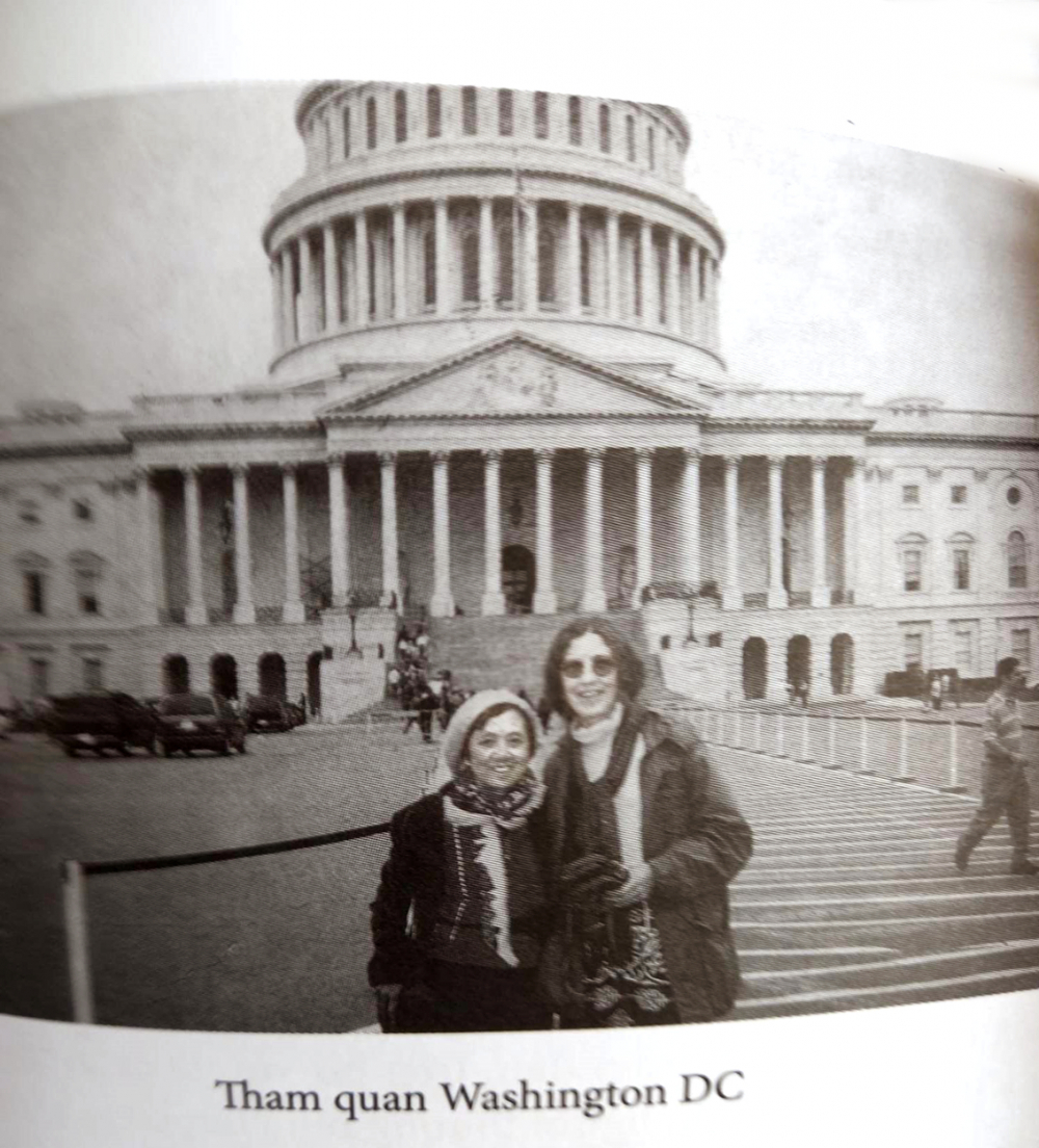 Bà Đạm Thư và bà Lady gặp nhau tại Mỹ vào năm 1998