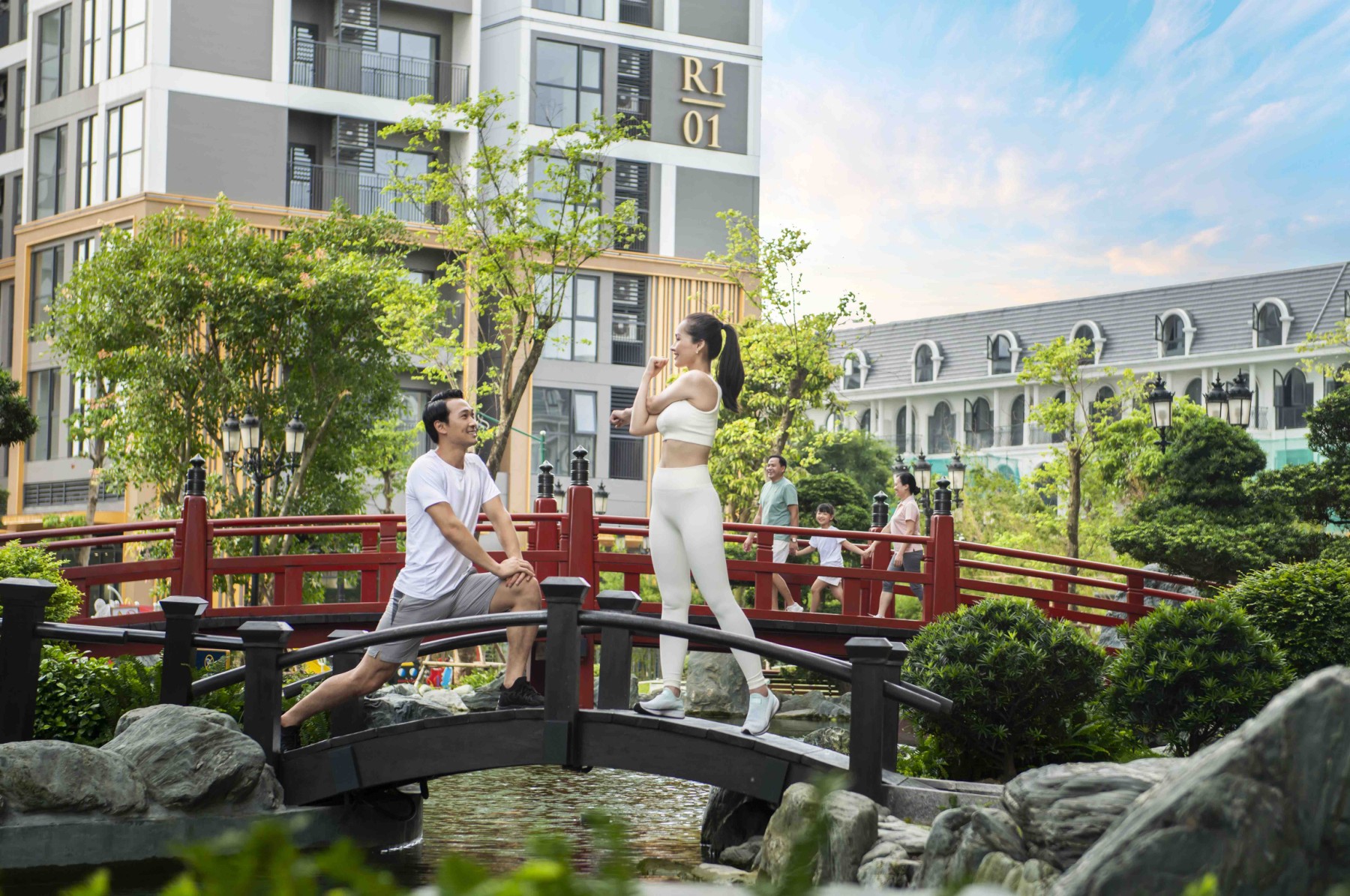Chất tĩnh tại The Zenpark đưa con người tìm về những giây phút tĩnh tại, là sợi dây kết nối với gia đình và cộng đồng theo tinh thần Nhật Bản - Ảnh: Vingroup