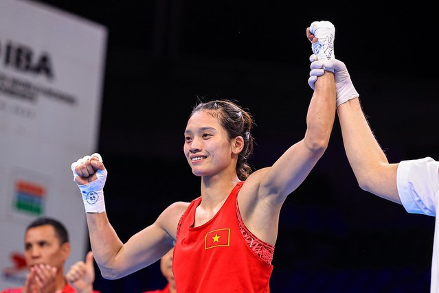Nguyễn Thị Tâm trở thành võ sĩ Việt Nam đầu tiên vào chung kết boxing thế giới và giành vé thẳng dự Olympic 2024