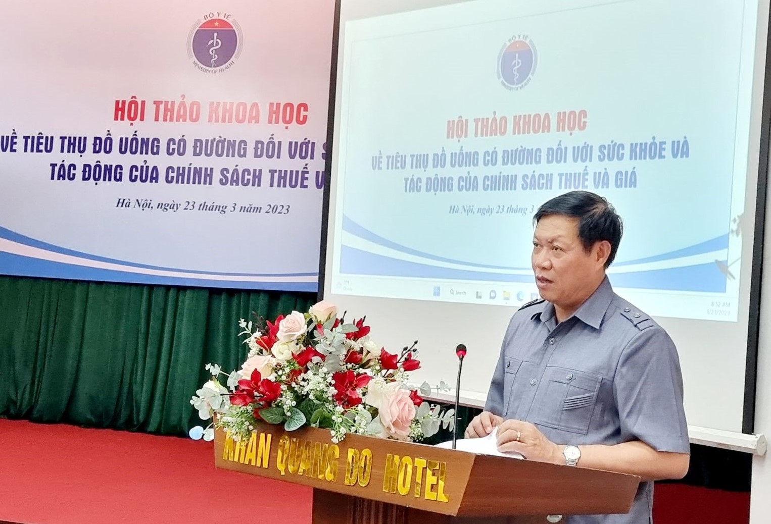 Thứ trưởng Bộ Y tế Đỗ Xuân Tuyên chỉ ra, đồ uống có đường là một trong những căn nguyên gây ra tình trạng béo phì, thừa cân ở Việt Nam
