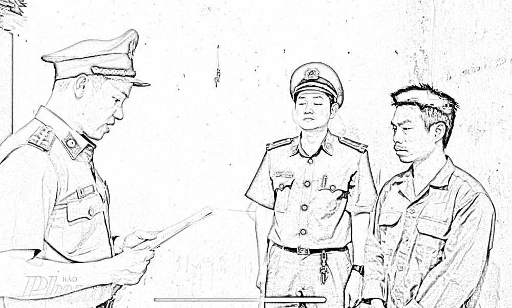 Công an đọc lệnh khởi tố Nguyễn Thế Anh