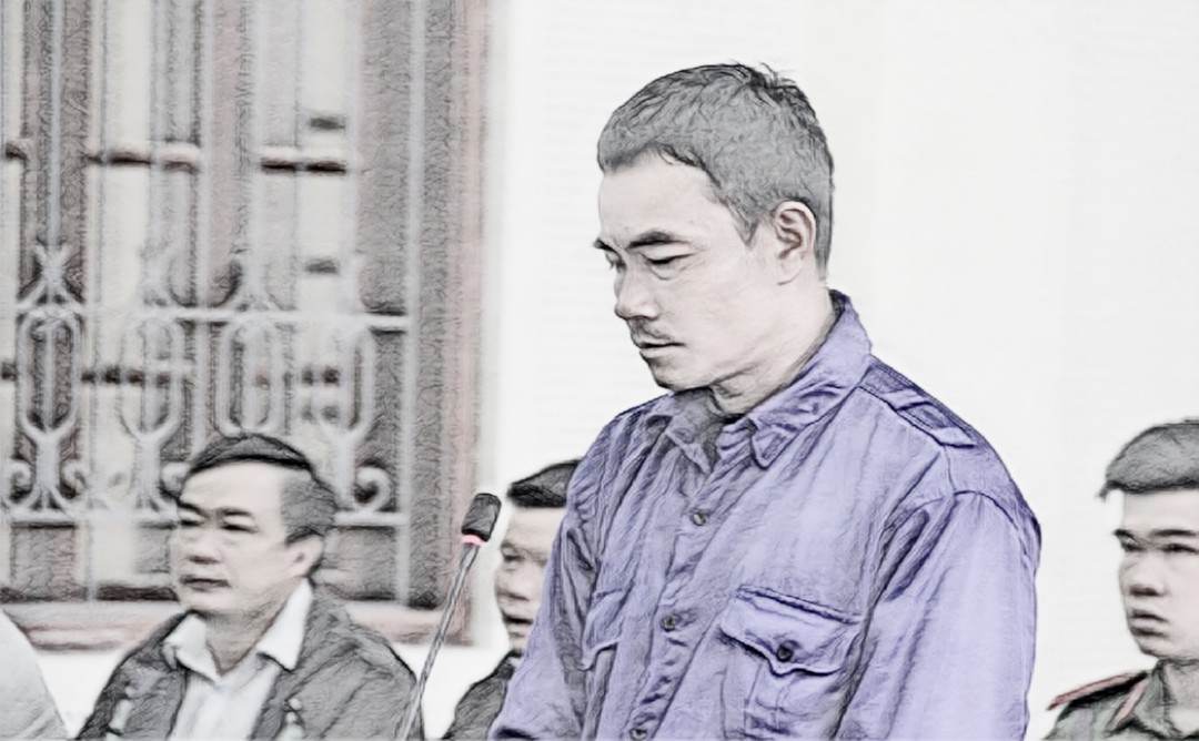 Bị cáo Lê Đình Ngọc tại phiên tòa - Ảnh: Hằng Nguyễn