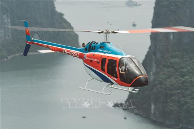 Máy bay trực thăng Bell-505 - Ảnh: TTXVN