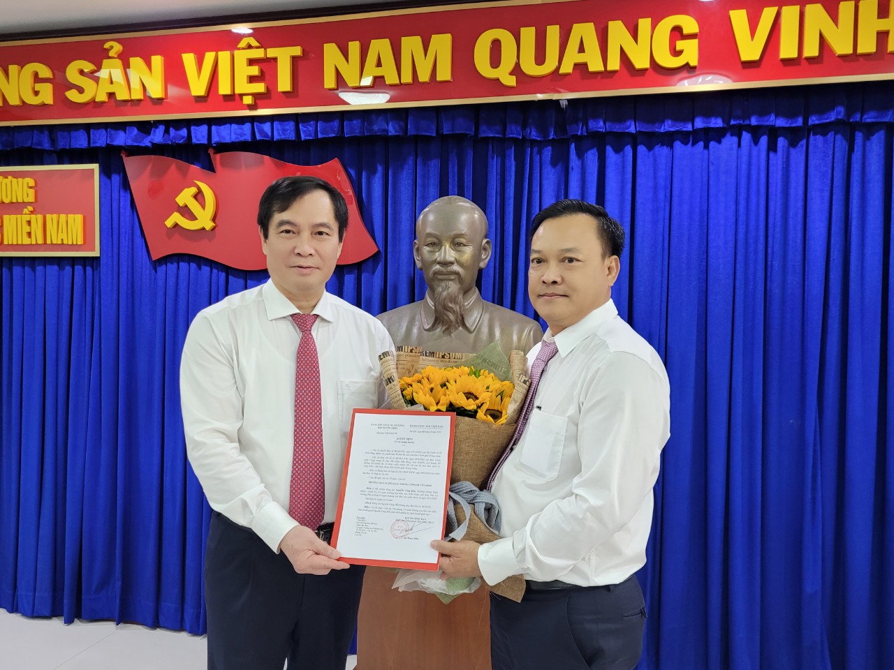 ông Phan Xuân Thủy – Phó Ban Tuyên giáo Trung ương đã chủ trì lễ trao quyết định bổ nhiệm 